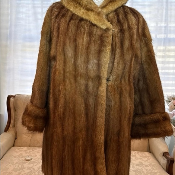 Brown Mink Jacket - Picture 2 of 6
